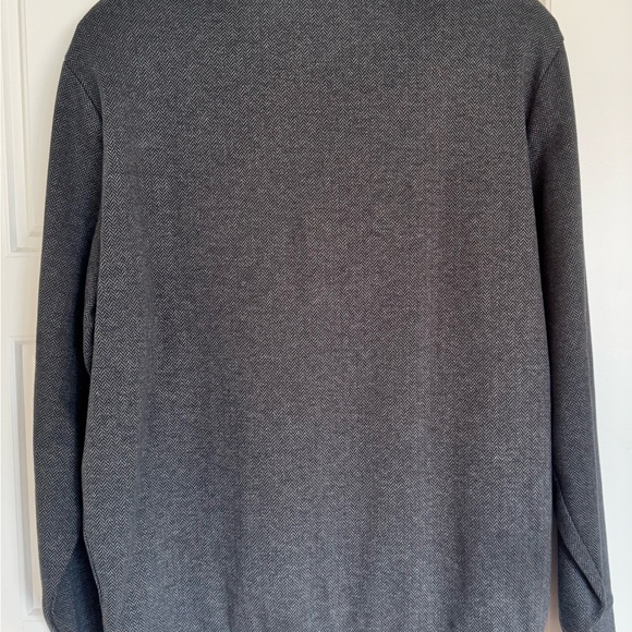 Hart Schaffner Marx Full Zip Bomber‎ Jacket Herringbone Tweed Gray Men’s Size M - Picture 2 of 11